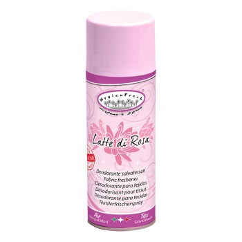 spray latte di rosa